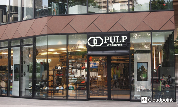 渋谷キャスト PULP 417 ÉDIFICE　演出サイネージ