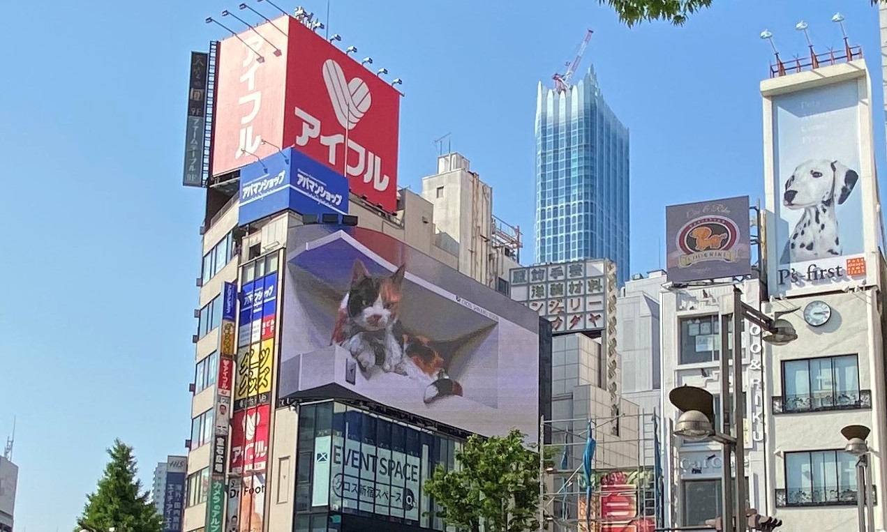 街のデジタルサイネージ（新宿編）2022